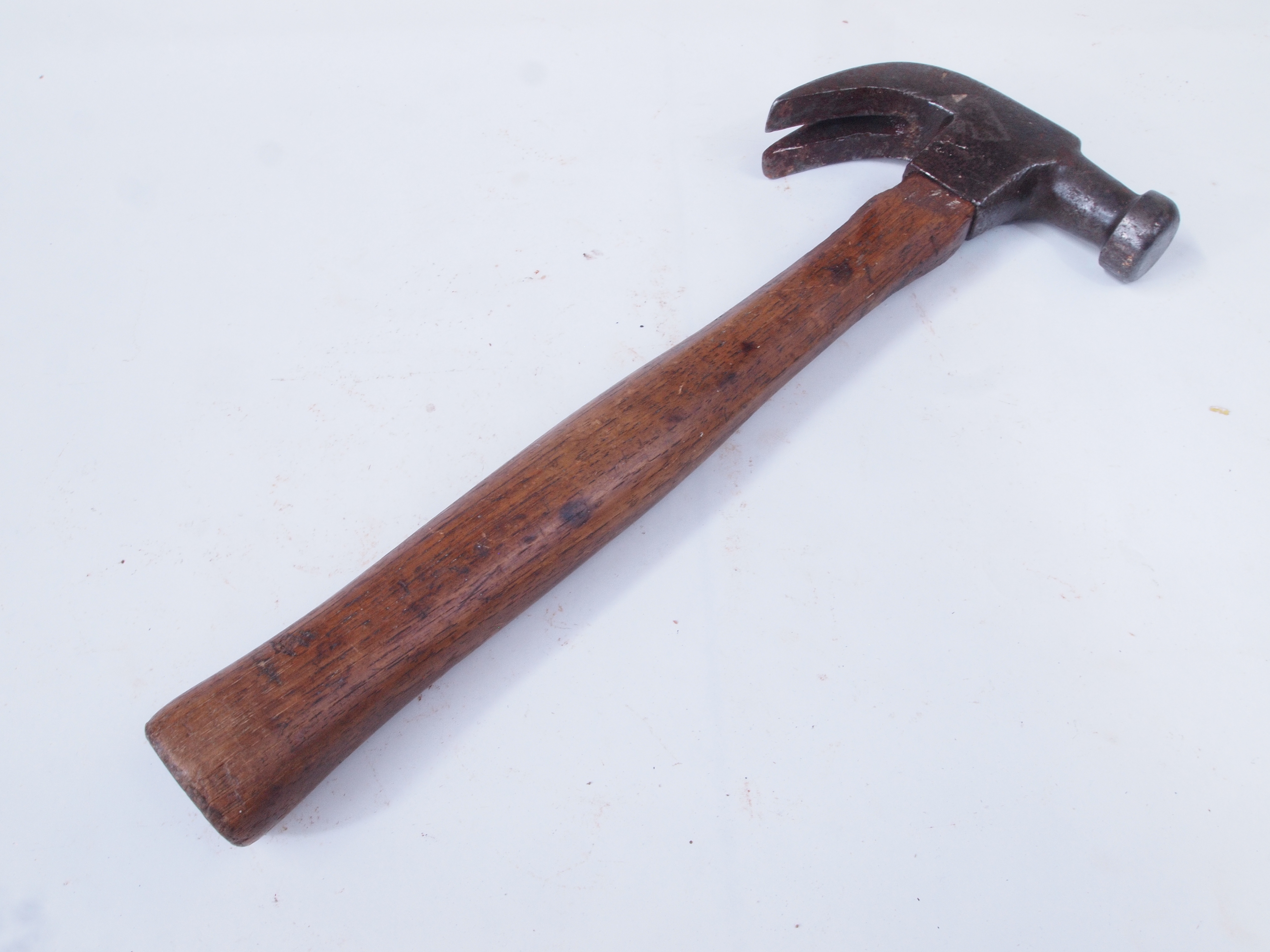 Claw hammer and nails for repair work. Universal Tool or instrument.  Vintage: Royalty Free #128127718